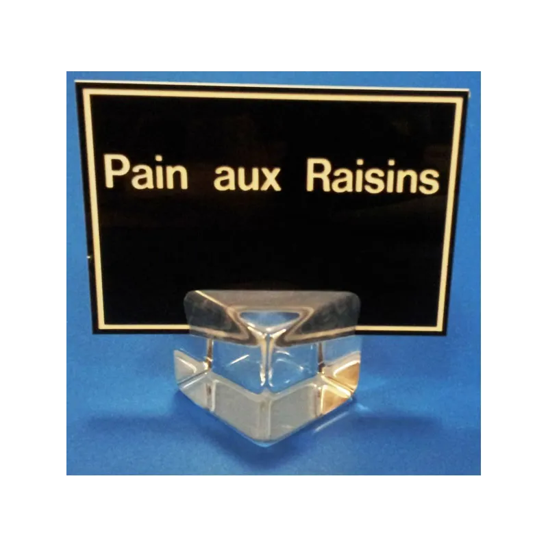 10 Socles "cube" plexi à 1 rainure