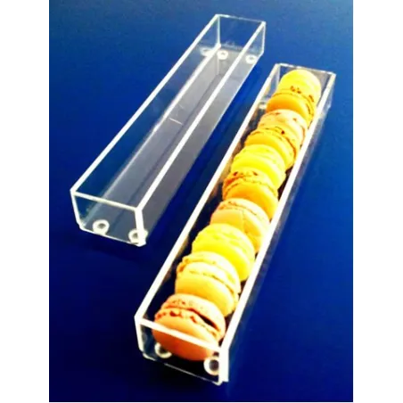 5 Présentoirs plexi à macarons - petit modèle - LG 293 x Lg 53