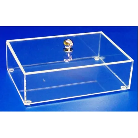 Boite plexi à couvercle posé - LG 250 x lg 180 x ht 82 mm