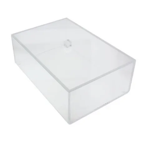 Boite plexi à couvercle posé - LG 300 x lg 200 x ht 90 mm