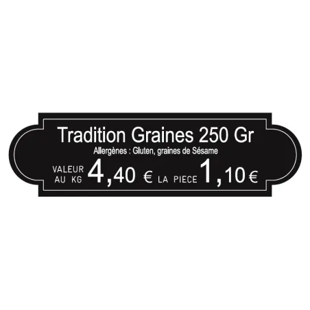 Étiquettes "À l'Ancienne" - Gravétiq 101 010AT