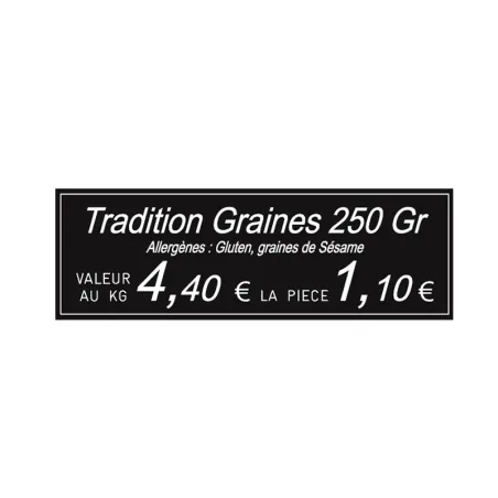 Étiquettes "La Classique" - Gravétiq 101 010CT