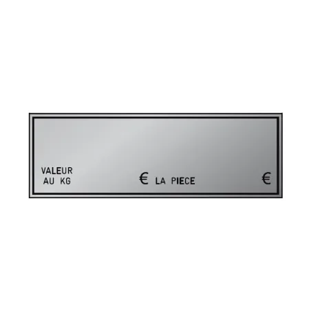 Étiquettes "La Classique" - Neutre - Gravétiq 101 010CV