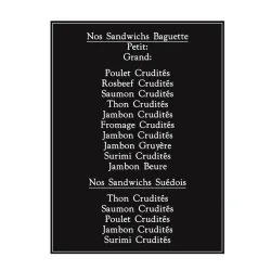 Panneau gravé texte à la demande - 102 477GSPA5