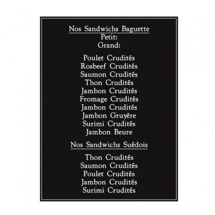 Panneau gravé texte à la demande - 102 477GSP