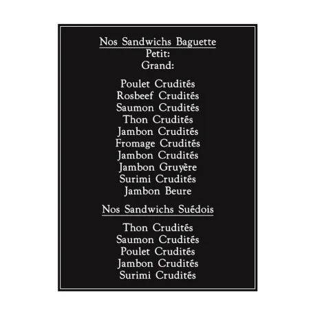 Panneau gravé texte à la demande - 102 477GSPA5