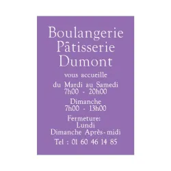 Panneau horaires - 102 477GHO