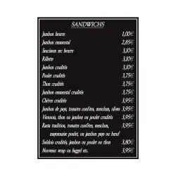 Panneau gravé texte à la demande - 102 477GSPA5
