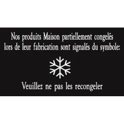 Pancarte symbole "Flocon" - 123 128FG