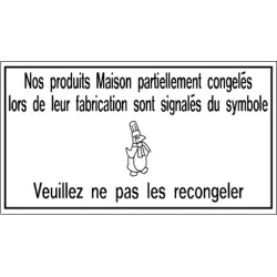 Pancarte symbole "Pingouin" - 123 128PG