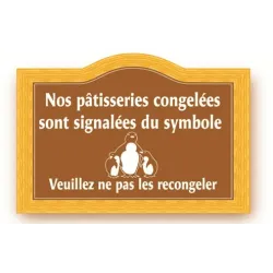 Pancarte "Pingouin" imprimée
