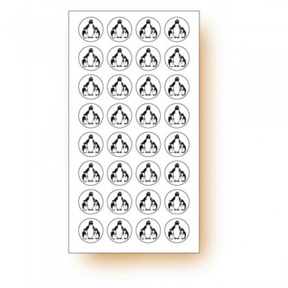Adhésifs motif "Pingouin" imprimées - 123 129