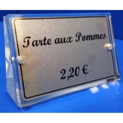 10 Blocs plexi magnétiques inclinés