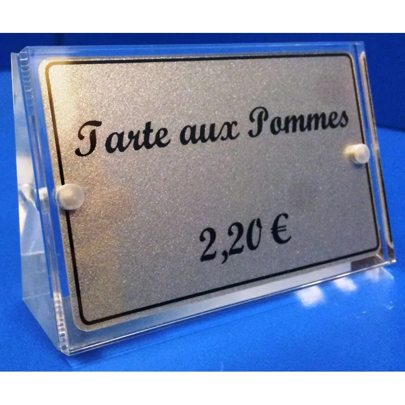 10 Blocs plexi magnétiques inclinés