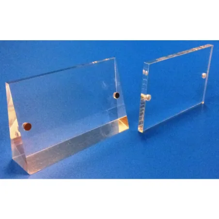 10 Blocs plexi magnétiques inclinés