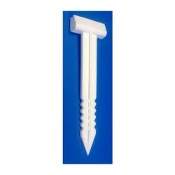 25 Piques à glace PVC blanc - Ht 100 mm - AC000004