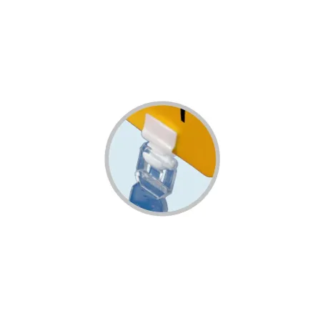 25 Piques prix PVC blanc orientables - Ht 95 mm