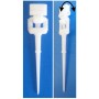 25 Piques prix PVC blanc orientables - Ht 95 mm