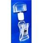 25 Pinces PVC cristal multi-directionnelles - Petit modèle
