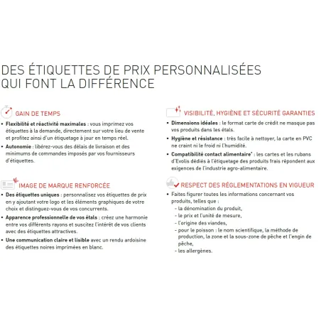 EDIKIO DUPLEX PRICETAG EVOLIS - RECTO/VERSO automatique