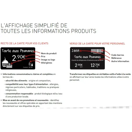 EDIKIO DUPLEX PRICETAG EVOLIS - RECTO/VERSO automatique
