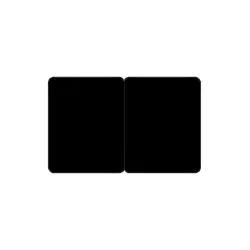 Cartes pvc Noir mat sécables 1/2_1/2 - par 100 ou 300 ex