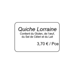 Cartes pvc Blanc brillant 54 x 86 mm - C4001 - par 200 ou 500 ex