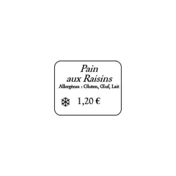 Cartes pvc Blanc brillant sécables 1/2 1/2 - par 100 ou 300 ex
