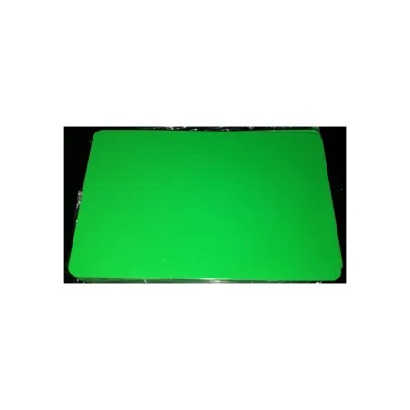Cartes PVC Vert Clair brillant - 54 x 86 mm - par 100 ou 300 ex