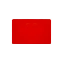Cartes PVC Rouge brillant - 54 x 86 mm - par 100 ou 300 ex