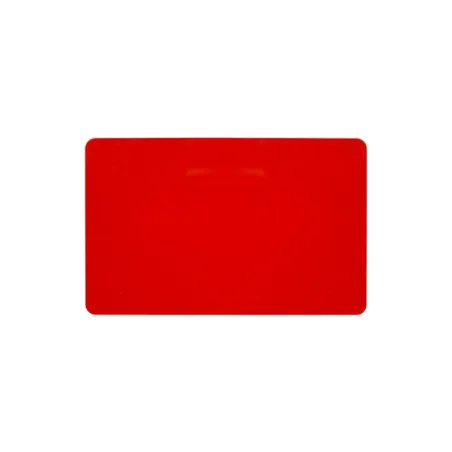 Cartes PVC Rouge brillant - 54 x 86 mm - par 100 ou 300 ex