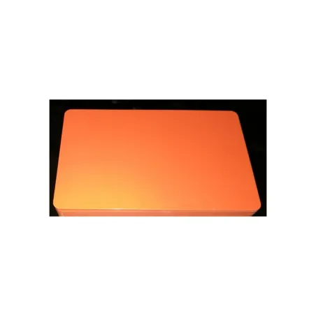 Cartes PVC Orange brillant - 54 x 86 mm - par 100 ou 300 ex