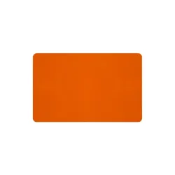 Cartes PVC Orange brillant - 54 x 86 mm - par 100 ou 300 ex