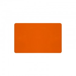 Cartes PVC Orange brillant - 54 x 86 mm - par 100 ou 300 ex