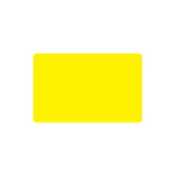 Cartes PVC Jaune brillant - 54 x 86 mm - par 100 ou 300 ex