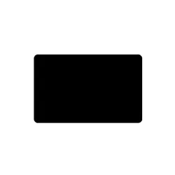 Cartes PVC Noir brillant - 54 x 86 mm - par 100 ou 300 ex