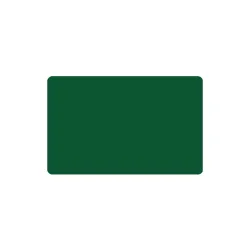 Cartes PVC Vert Foncé brillant - 54 x 86 mm - par 100 ou 300 ex