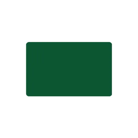 Cartes PVC Vert Foncé brillant - 54 x 86 mm - par 100 ou 300 ex