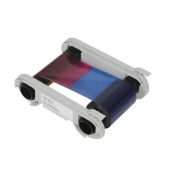 Ruban 200 faces YMCKO-K recto Couleur et verso Noir - Evolis