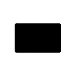 Cartes PVC Noir mat 54 x 86 mm - C8001 - par 200 ou 500 ex