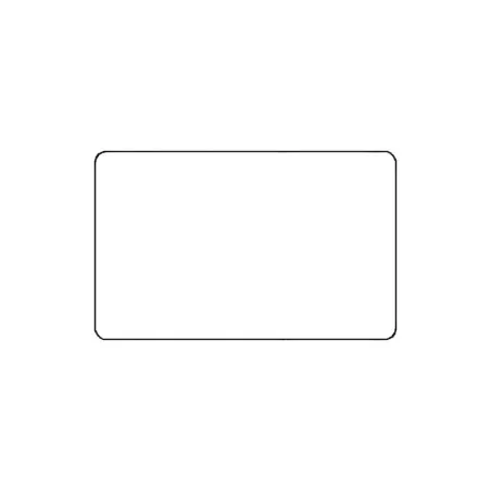 Cartes pvc Blanc brillant 54 x 86 mm - C4001 - par 200 ou 500 ex