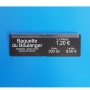 25 Baguettes adhésives de liaison double cartes horizontales - lg 150 mm
