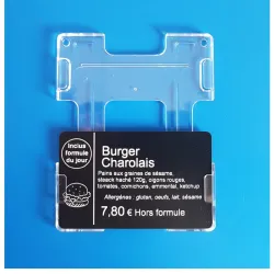 10 Supports double cartes verticales - AC000010