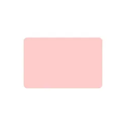 Cartes PVC Rose Pale brillant - 54 x 86 mm - par 100 ou 300 ex