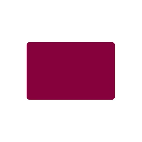 Cartes PVC Bordeaux brillant - 54 x 86 mm - par 100 ou 300 ex