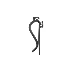 25 Supports étiquettes - CLIP pvc bocal mini - Noir ou Blanc