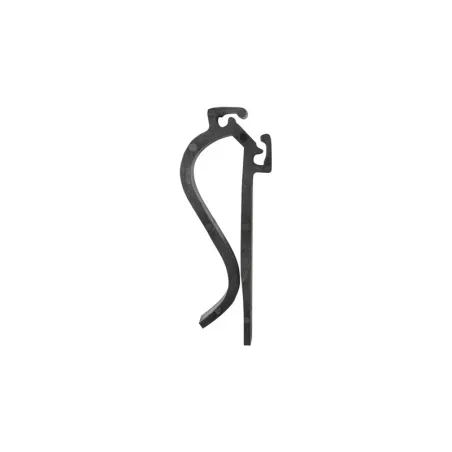 25 Supports étiquettes - CLIP pvc bocal mini - Noir ou Blanc