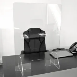 Protection plexiglas covid19, épaisseur 3mm: H900xL670mm
