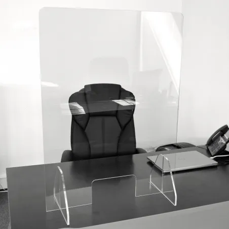 Protection plexiglas covid19, épaisseur 3mm: H900xL670mm