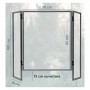 Ecran de protection PVC - 3 panneaux à charnières : H1000x700mm